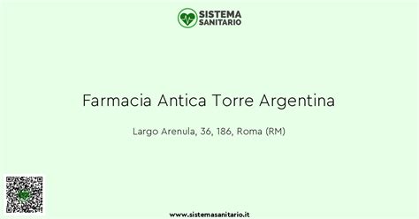 antica farmacia torre argentina